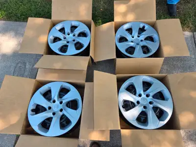 These rims are never used and were removed from the SUV by the Toyota dealership and placed inside c...
