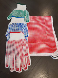Sure-Grip Gardening Gloves and Apron