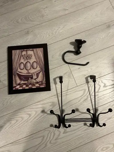 salle de bain / crochet / cadre / porte pappier de, View more