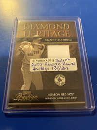 2003 Ramirez Diamond Heritage Jersey Baseball Showcase 320