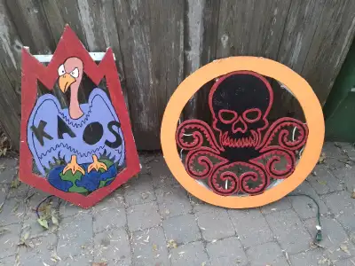 KAOS and Hydra backlit props, View more