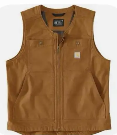Carhart Duck Vest. Size - Large Condition - Brand new Including tags. $119.99 retail. Colour - Brown...