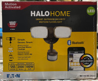 Halo Home Smart Outdoor security motion floodlight