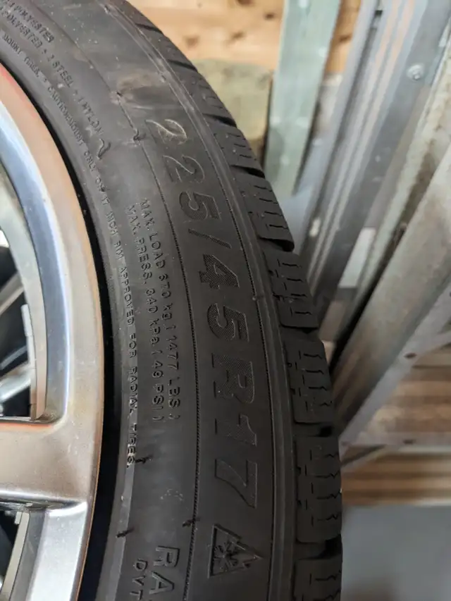 New winter tires on used rims in Tires & Rims in City of Halifax - Image 4