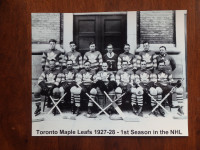 1927-28 Toronto Maple Leafs 10 x 8 Team Photo