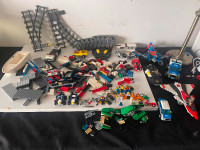 LEGO, LEGOS, TRAIN, TRACKS, PLUS, BRICK, BLOCKS, PLATES, ETC