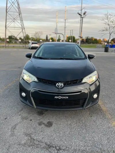 2016 Toyota Corolla S – Certified ✅ Black exterior with black interior. Clean title, no accidents, s...