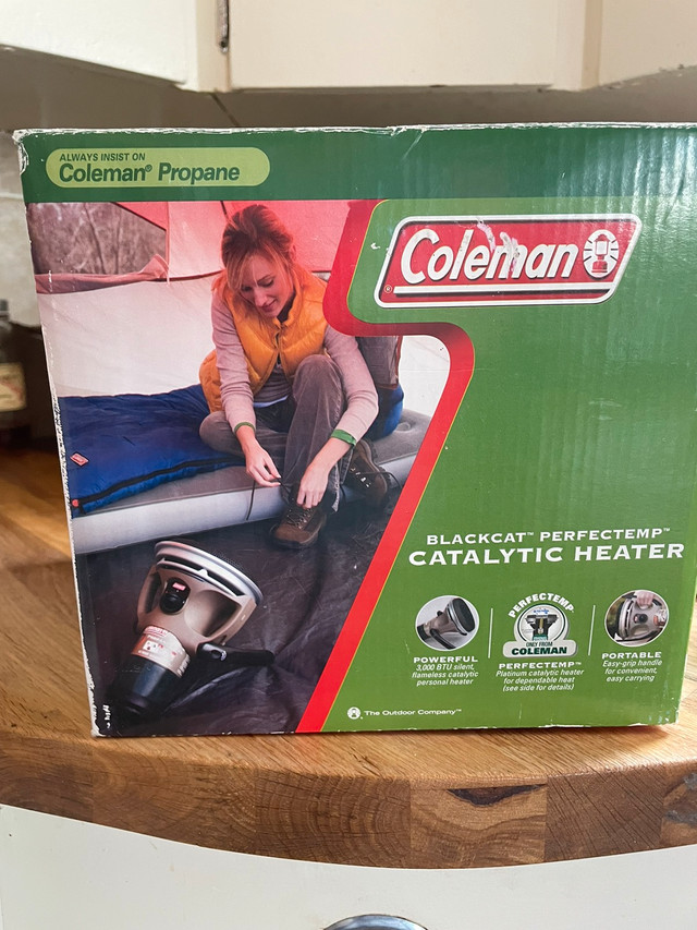 Coleman Tent Heater (reduced) in Fishing, Camping & Outdoors in Moose Jaw - Image 2