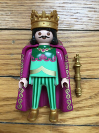 Vintage Playmobil - Royal King Figure - Set 4587 - Knight Castle