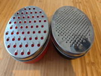 Cheese Grater with Food Storage Container and Lid