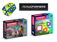 Magformers Hi-Tech Walking Robot/Creator Neon Color/Basic Rainbo