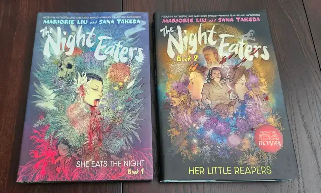 The NIGHT EATERS Hardcover Graphic Novels Volumes 1 2 trilogy