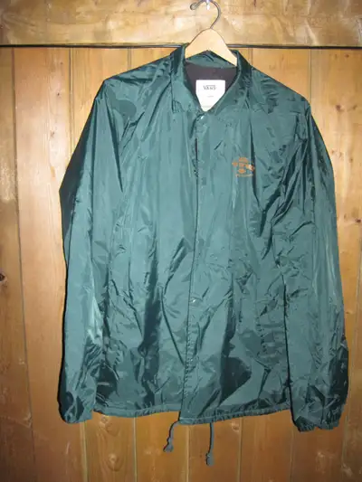 Forest Green VANS Coaches Jacket - Mens XL, View more