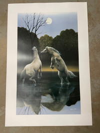 Art print/poster HORSES (NO frame)•36”x24”by David Jean• NEW