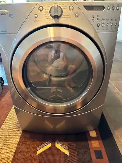 Whirlpool electric steam dryer, View more