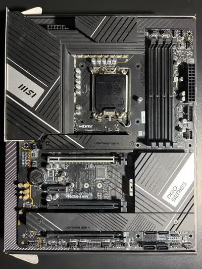 MSI PRO Z790-A WIFI DDR5 Motherboard w/ Minor Damage, View more