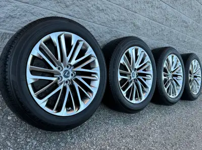 Bridgestone Ecopia H/L 422 Plus All Season Tires and original 20 inch Lexus RX F-Sport Gunmetal rims...
