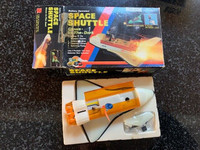 Vintage 1984 Battery Operated Glow In The Dark Space Shuttle Toy