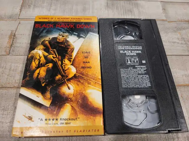 Black Hawk Down VHS