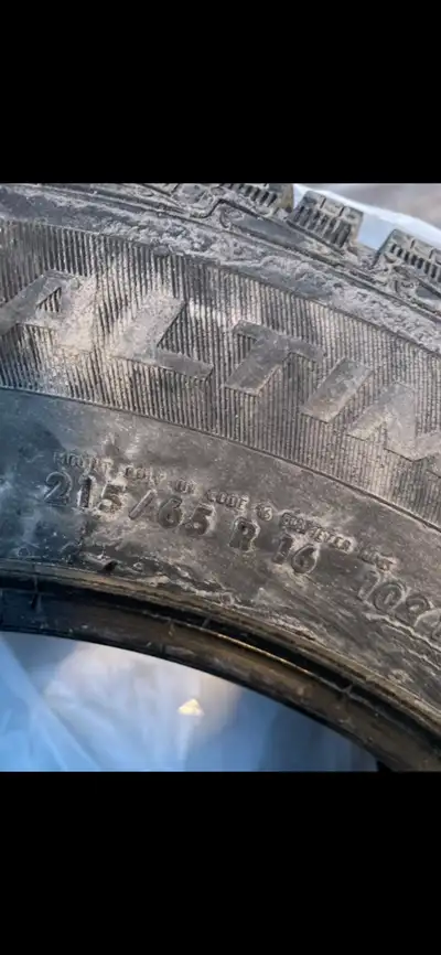 Three / X3 General Altimax Arctic winter tires for sale. Size: 215/65/16 Asking $100 for all three,...
