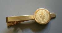 Vintage Rare The Canisius College of N.Y 1870 Gold Tone Tie Clip