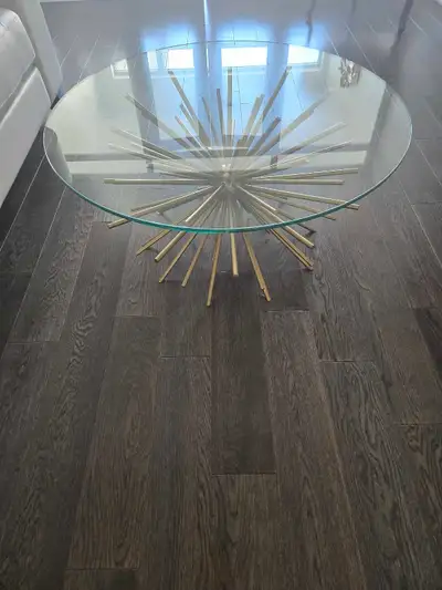Starburst Glass Coffee Table - West Elm, View more