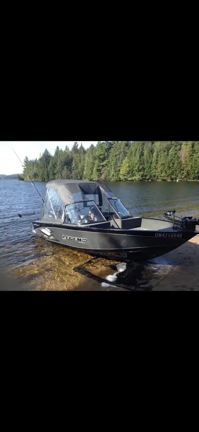 Selling for a family member. Mint condition 2013 Legend 16’ Xtreme with Mercury 75HP Optimax Motor A...