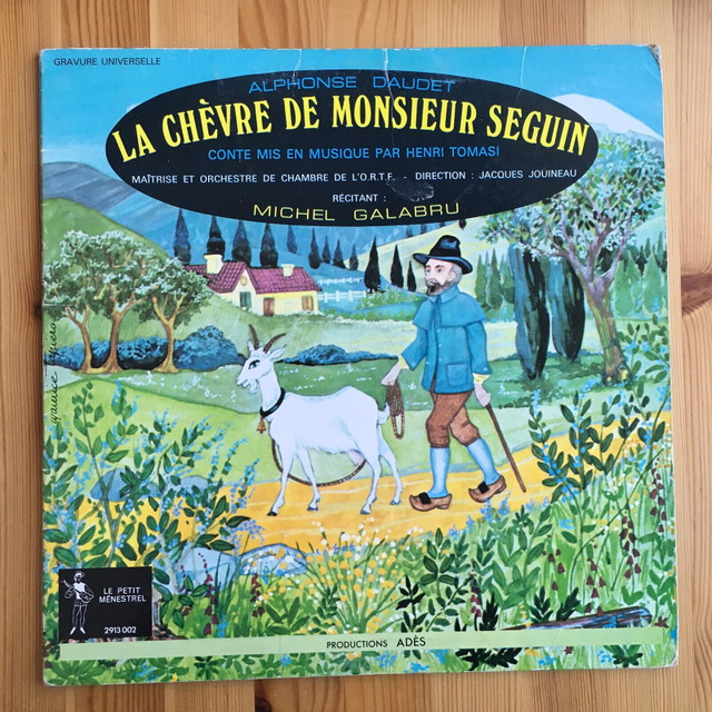 La chèvre de monsieur Seguin Vinyl Galabtu dans Art et objets de collection  à Ville de Montréal