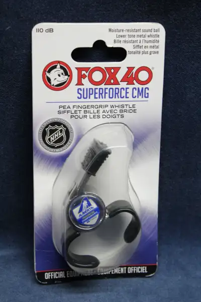Fox 40 Super Force CMG Pea Fingergrip Whistle NHL Product, View more