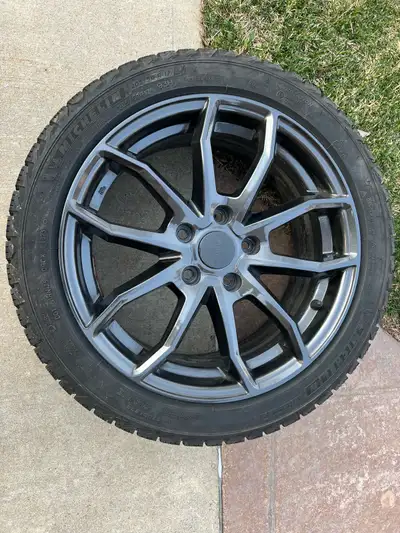 RWC SB 395 Anthracite 17” all season wheels Bolt Pattern: 114.3 C’Bore: 56.1 Tires: Michelin X-Ice S...