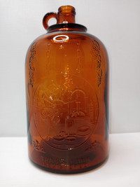 Amber London Wineries Limited 1 Gallon Finger Jug Circa 1930s