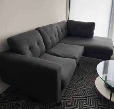 STRUCTUBE GREY SECTIONAL, View more