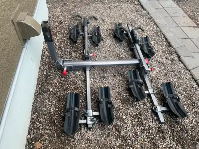 Yakima hitch mount bike rack. Two years old. Still in great condition. Can fold up when not carrying...