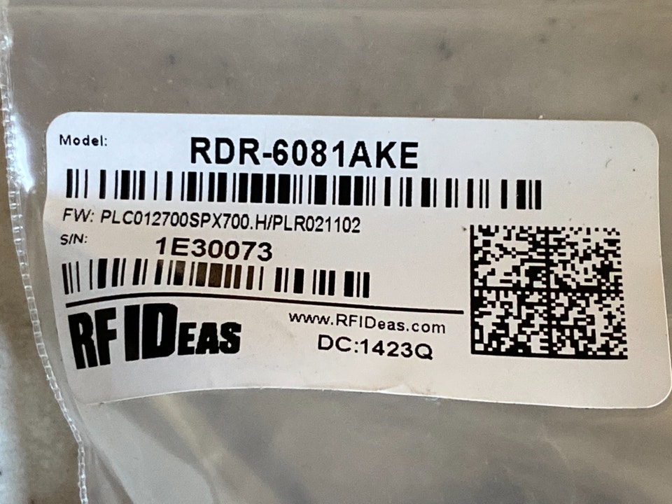 Brand New RF IDEAS RDR-6081AKE WAVE ID® ACDI HID Ethernet Reader ...