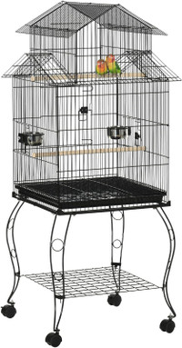 PETITE CAGE À OISEAUX OU PERROQUETS DE TYPE PAGODA