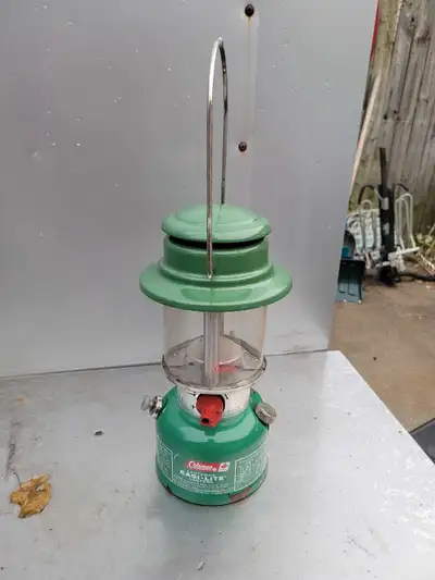 Vintage Coleman 321B naptha lantern in good shape, View more
