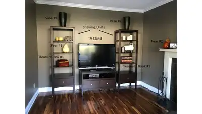 TV Table, Shelving Units and Decorative Items, View more