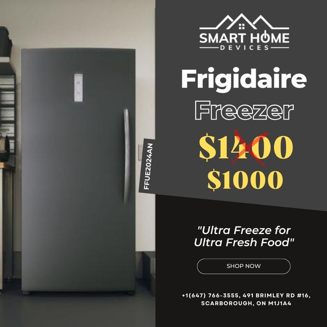 Frigidaire 20 cu ft Upright Freezer $1000 in Freezers in City of Toronto