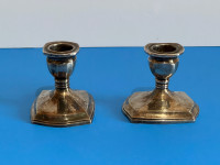 Pair of Benedict Procter Silver Plated Candle Stick Holders