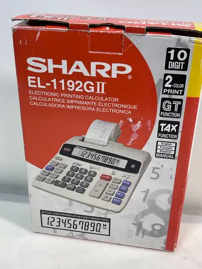 Sharp EL-1192GII Calculator, View more