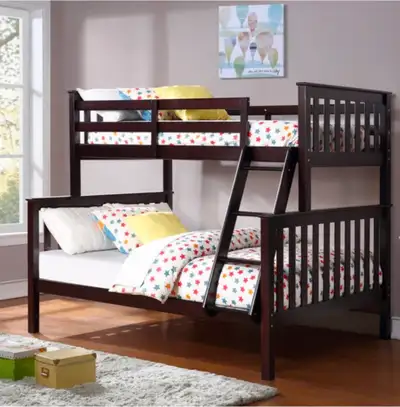 Moving Stock Fast! Brand New Twin Over Double Bunk Beds, View more