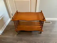 Maple wood side table 