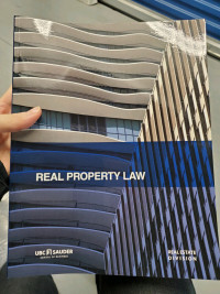 Real Property Law Book Textbook