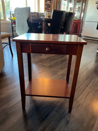 Vintage table with drawer