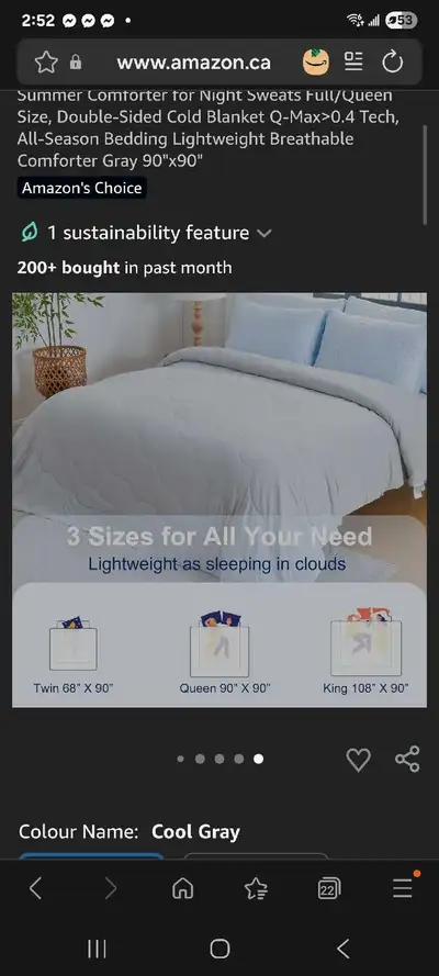 QUTOOL Cooling Blankets for Hot Sleepers brand new, View more