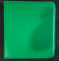 Ultra pro vivid Green binder 12 pocket trading cards pokemon