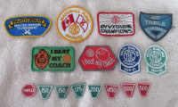16 Vintage YBC Bowling Sew On Patches.