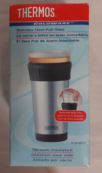 Thermos Coldware Stainless Steel Insulated Pub Glass (ad 1)