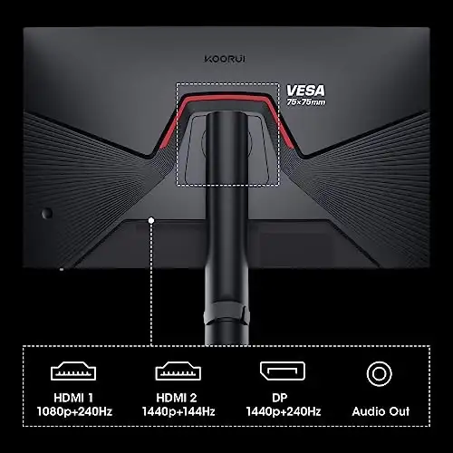 KOORUI 240Hz Monitor in Desktop Computers in Ottawa - Image 4