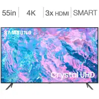 Samsung 55" Class - CU7000 Series - 4K UHD LED LCD TV